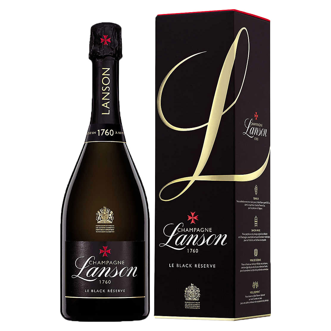 Lanson Le Black Reserve Champagne Cl Bottled Boxed